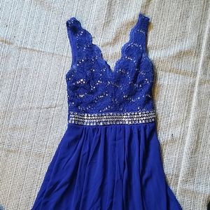 Blue Dress Asymmetrical size 1